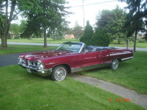 1965 pontiac bonneville convertible restored to show condition