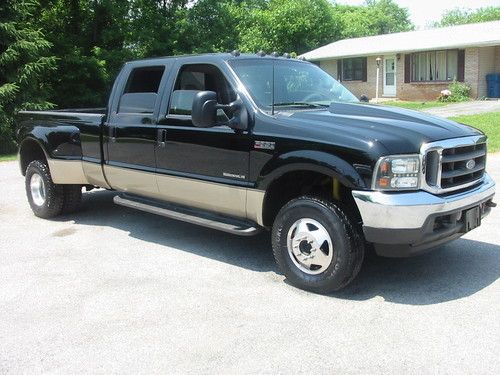 01 ford f350 lariat superduty crew drw 1 ton 4wd 7.3 powerstroke diesel 4x4