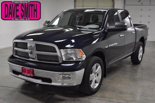 2012 blue big horn crew 4wd short box tow bedliner hands free bluetooth!!!