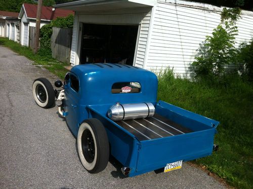 1946 chopped , bagged dodge hot rod truck rat rod bagged