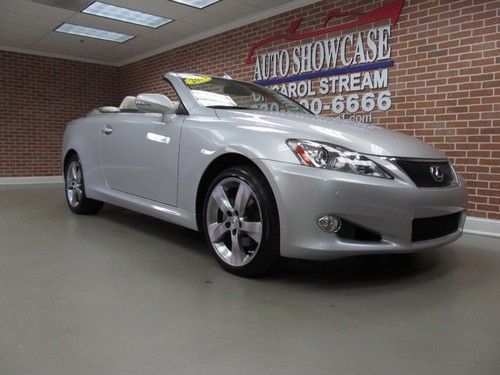 2010 lexus is250c sport package navigation convertible warranty