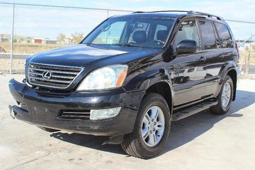 03 lexus gx470 damaged rebuilder loaded priced to sell export welcome wont last!