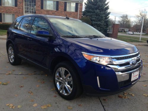 2013 ford edge sel_3.5l v6_20&#034;chrome wheels_navi_sync_rebuilt salvage_no reserve