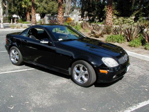 2003 mercedes slk320, 50k low miles, black/tan