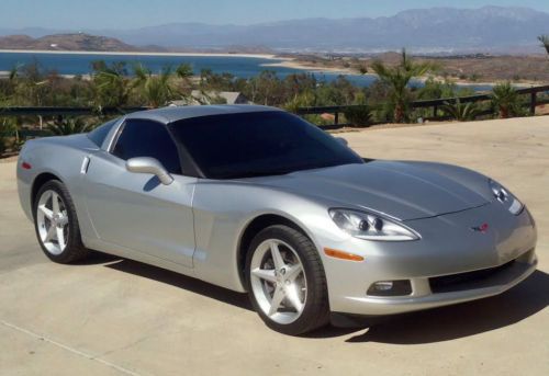 2012 corvette 6.2l a6 silver