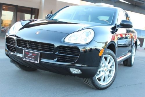 2004 porsche cayenne s. tiptronic. navigation. blk/blk. 2 owners. clean carfax.