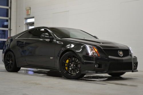 12 cadillac cts v coupe 24k gps 19&#034; park assist recaro/heated seats bose sound