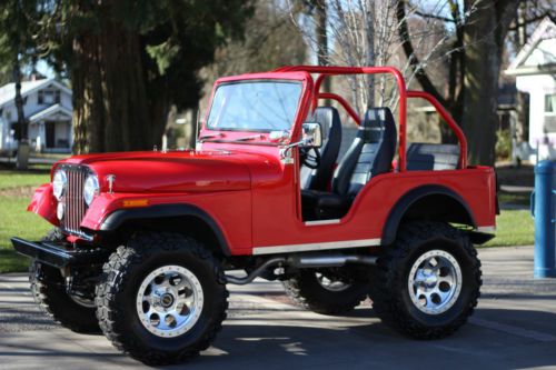 1973 cj5 350 chevy custom show jeep 4x4