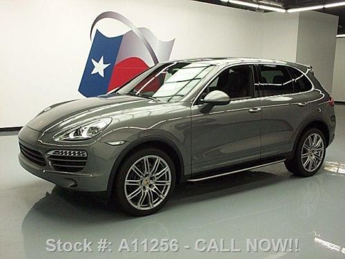 2012 porsche cayenne awd 6-speed pano roof nav 21&#039;s 14k texas direct auto