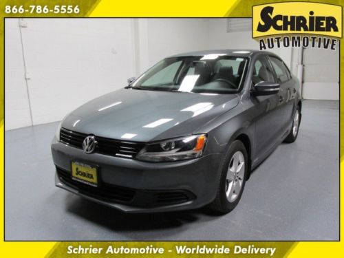 2012 vw jetta tdi gray 6 speed manual turbo diesel auxiliary