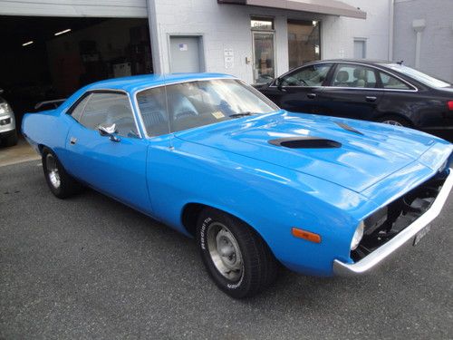 1972 plymouth barracuda  v8 'cuda 360