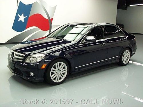 2009 mercedes-benz c300 sport sunroof htd seats 55k mi texas direct auto