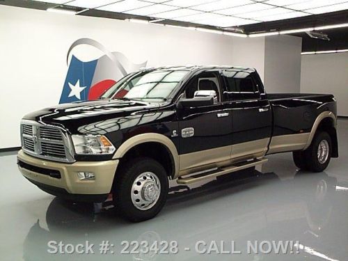 2012 dodge ram 3500 laramie longhorn diesel drw 4x4 45k texas direct auto