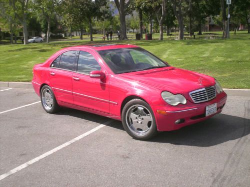 Arrest me red c240 ,clean car ,4 doors, sun roof, amg rims &amp; new 245 45 17&#039;s