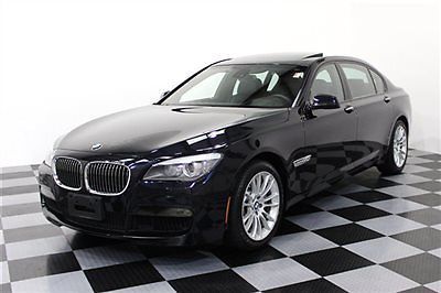750lxi m sport 12 awd driver assist 31k miles navigation heads-up camera lux sea