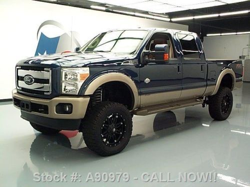 2013 ford f-250 king ranch crew diesel fx4 4x4 lift nav texas direct auto