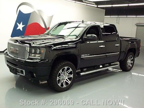 2008 gmc sierra denali crew 4x4 sunroof nav dvd 20&#039;s texas direct auto