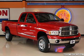 2005 dodge ram 2500 laramie 4x4, leather, jvc audio, bed liner, loaded 2.9% wac