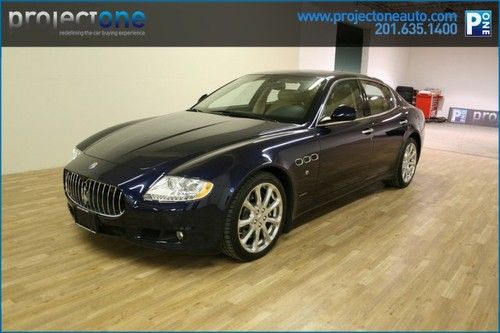 2009 maserati quattroporte s 4.7l factory warranty clean carfax nav