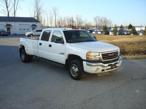 2004 gmc sierra 3500 diesel dually allison 4x4 crew