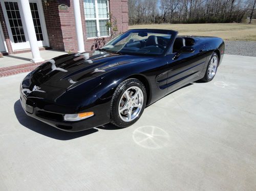 2003 corvette convertible triple black 6 speed z51 1sb ls1 ram air predator tune