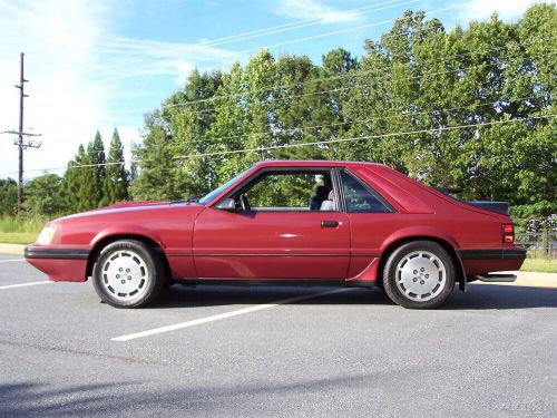 1984 ford mustang svo 54k 2.3l intercooled turbo 5-speed stock adult owned coupe
