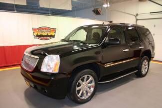 2009 yukon denali awd 4x4 black navigation sunroof dvd camera 6.2l v8 20" s