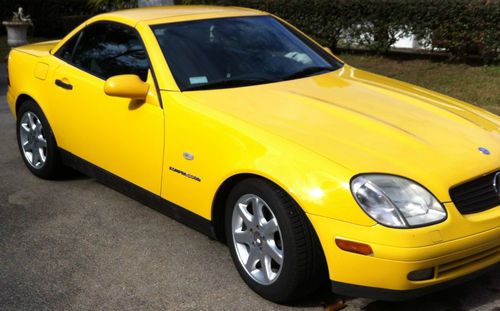 2000 mercedes benz slk 230 sunshine yellow