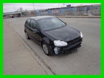 2009 vw rabbit s used automatic fwd hatchback rebuildable rebuilder salvage!!