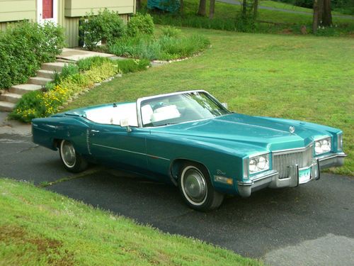 1972 cadillac eldorado convertible 2-door 8.2l