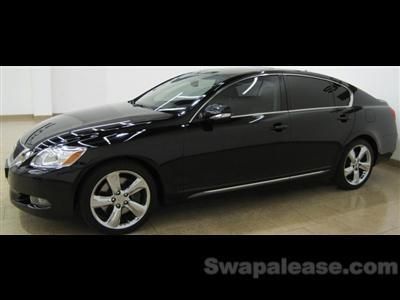 Loaded 1 owner black 2011 lexus gs 350 low miles lease option nav sunroof rims