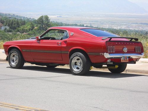 Sell used 1969 Mustang Mach 1 Fastback, Candy Apple Red, 351 Engine ...