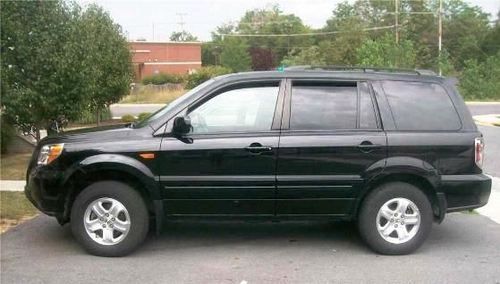 2008 honda pilot 4wd black w/ leather