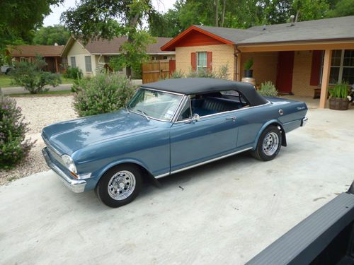 1963 chevrolet nova base convertible 2-door 4.6l ss