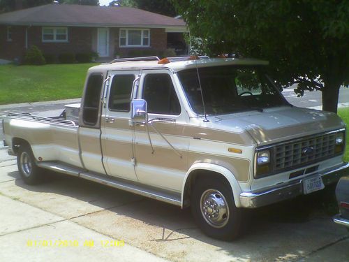 1988 e350 f350 ford dually centurian dreamer conversion 1 ton truck sleeper cab