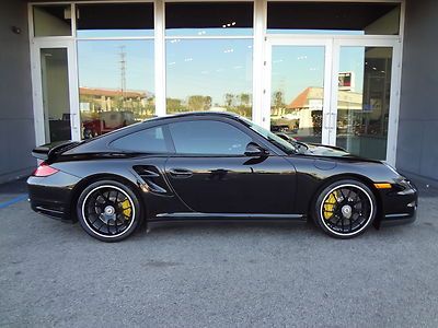 2012 porsche carrera 911 turbo s pdk blk/blk