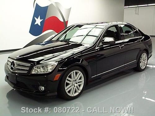 2009 mercedes-benz c300 sport p1 awd sunroof nav 26k mi texas direct auto