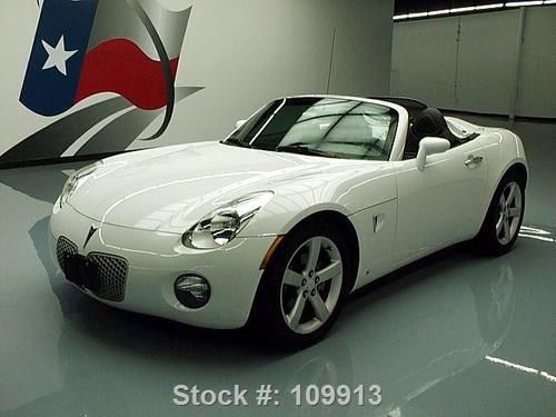 2006 pontiac solstice convertible 5 spd leather 48k mi texas direct auto