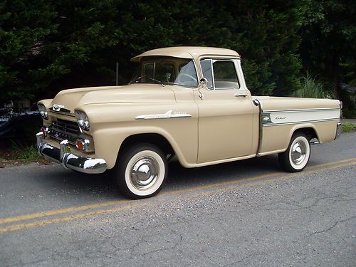 1958 chevrolet pick up truck frame off restored