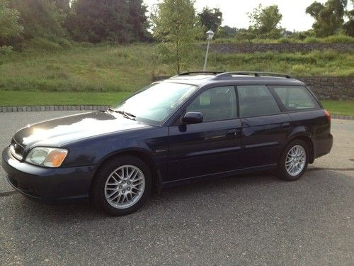 No reserve!! blue 04 subaru legacy 35th anniv. awd wagon 5-speed ~ runs great!!