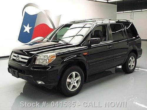 2007 honda pilot ex-l sunroof nav rear cam htd leather! texas direct auto