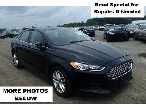 2013 ford fusion 9,400  miles turbo black automatic se 4 four door auto v4 gas