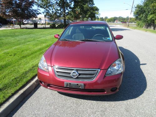 2002 nissan altima 2.5 s check engine light selling no reserve