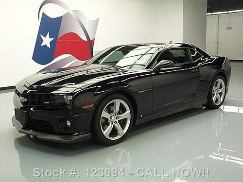 2010 chevy camaro 2ss auto sunroof htd leather 20's 44k texas direct auto