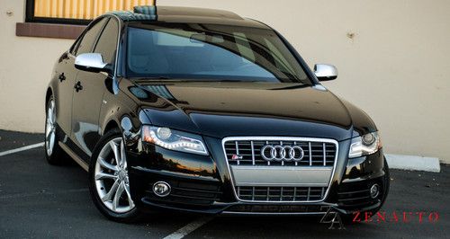 2010 audi s4 supercharged phantom black 1 owner premium plus 7 spd msrp $52k