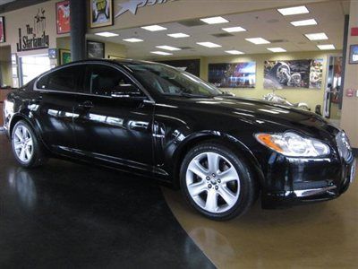 10 jaguar xf luxury black on black 56k