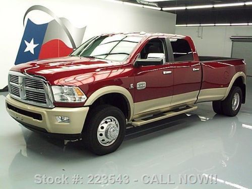 2012 dodge ram 3500 laramie longhorn diesel drw 4x4 28k texas direct auto