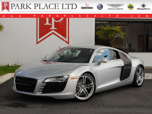 Audi r8 silver on black, 6 speed manual, low miles