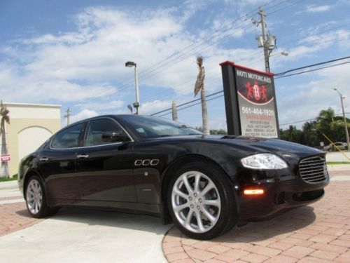 07 black 4.2l v8 quattroporte sedan -alcantara -black piano trim -19 inch alloys