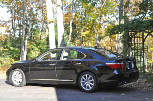 Immaculate black 2007 lexus ls460 base sedan 4-door 4.6l